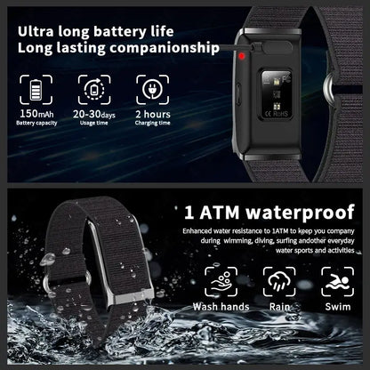 LIGE Smart Wristband – All-Day Health & Fitness Tracker