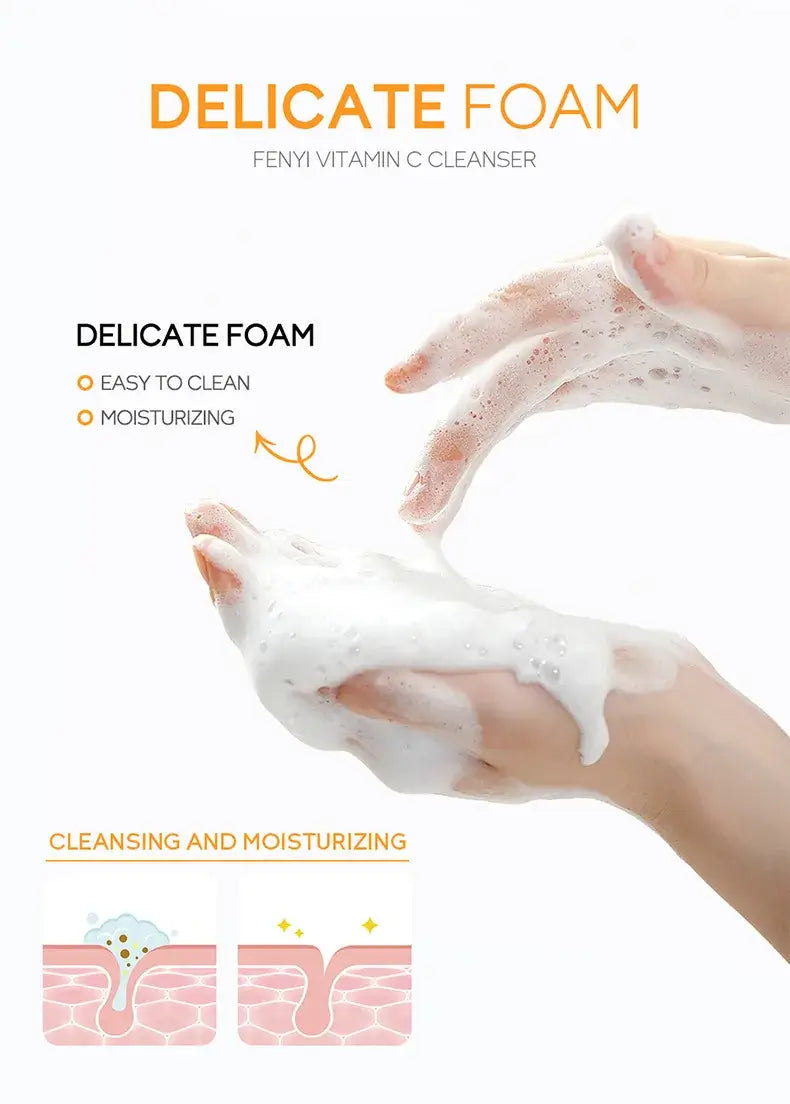 Vitamin C Facial Cleanser – Deep Clean & Moisturize