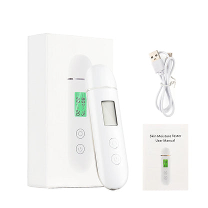 Skin Moisture Detector Face Skin Moisture&Oil Content Skin Analyzer Elastic Skin Age Test Meter Fluorescent Agent Detector