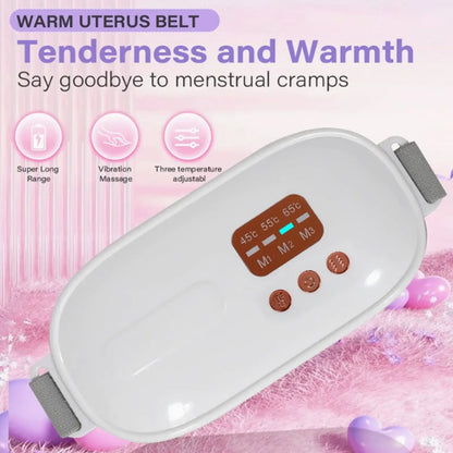 Abdominal & Waist Heating Massage Belt – Pain Relief & Slimming