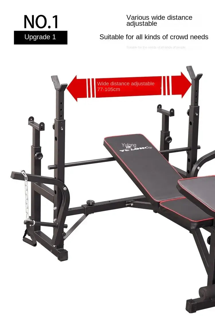 Foldable Weightlifting Bench – Multifunctional for Home
