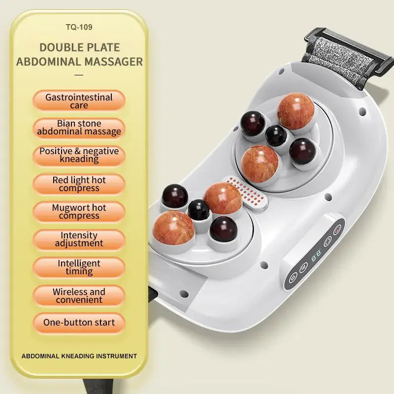 Automatic Abdominal Massager – Bian Stone Belly Rub Tool