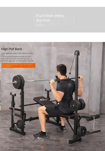 Foldable Weightlifting Bench – Multifunctional for Home