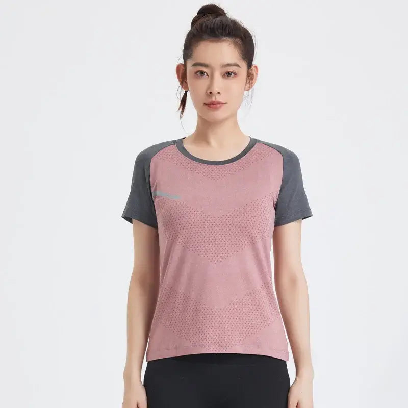 Women's Quick-Dry Yoga Shirt – Lightweight Sport Tee