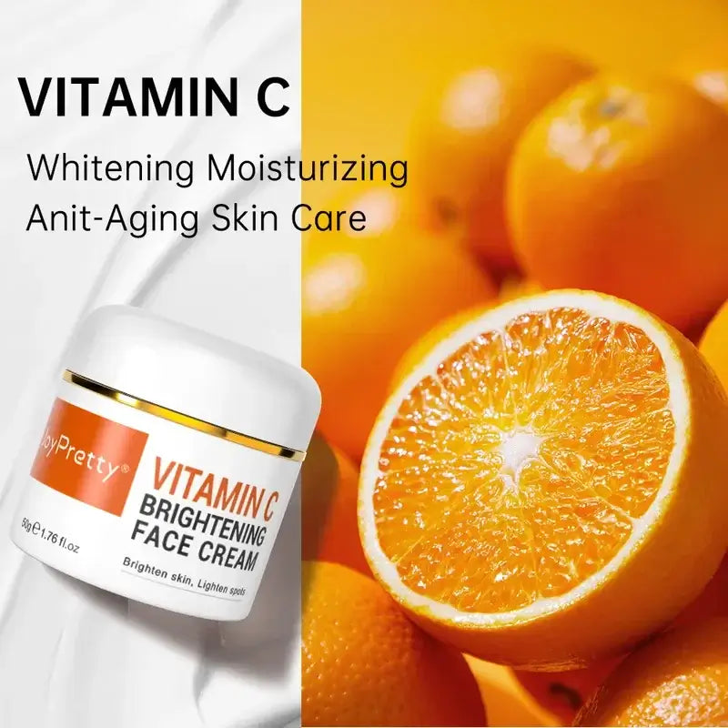 JoyPretty Vitamin C Whitening Face Set – 5PCS Skincare Kit