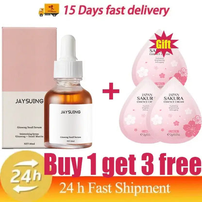 Ginseng Snail Serum – Firming, Anti-Wrinkle Face & Eye Care