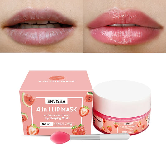 ENVISHA Beauty Health Lip Mask – Hydrating & Nourishing Lip Scrub Cream for Exfoliating, Anti-Drying, and Skin Protection