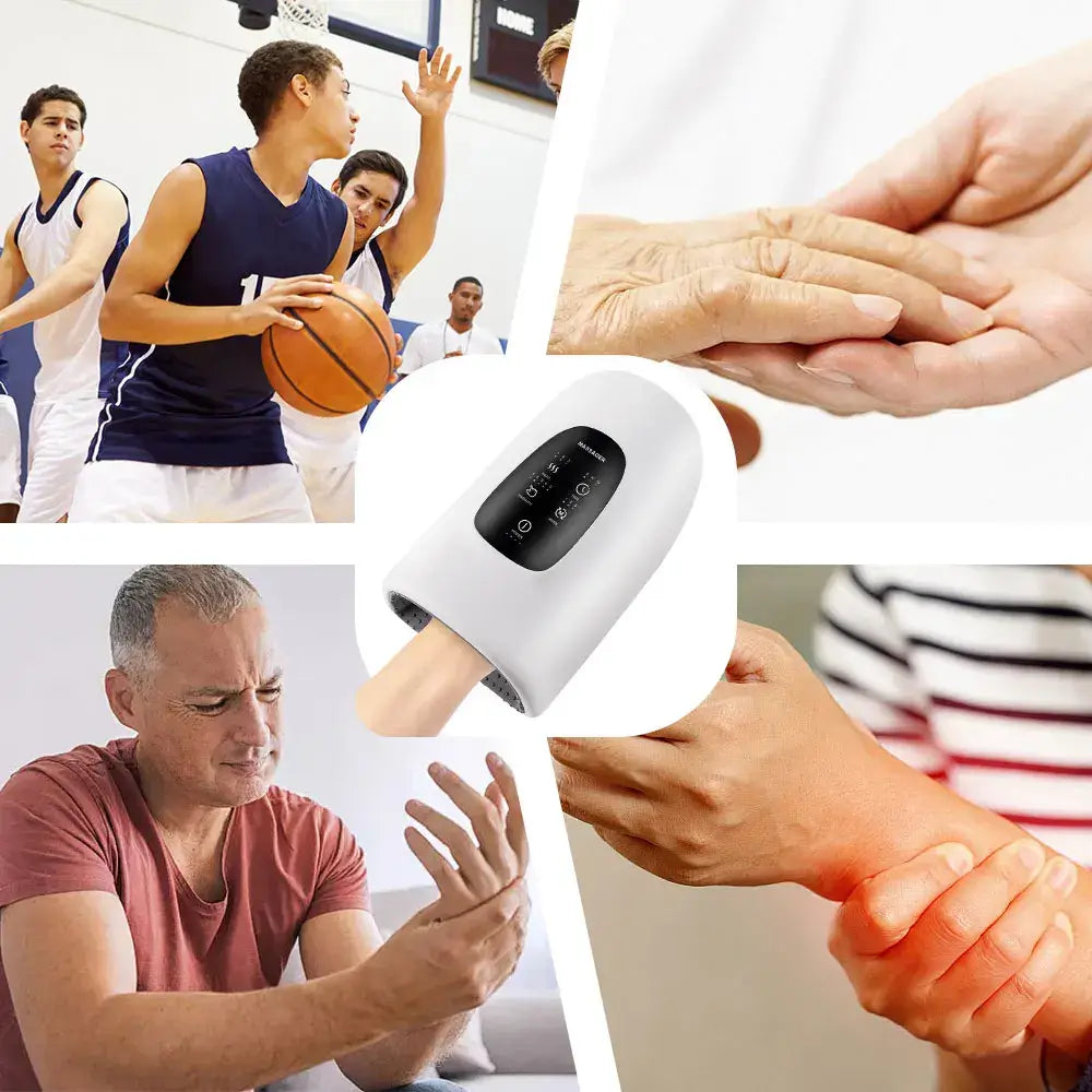 Electric Hand Massager – Heat & Air Compression Therapy