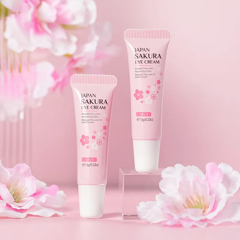 SAKURA  Skincare Set Complete Facial Care Including Eye Cream, Cleanser, Facial Oil, Lip Mask, PeelOff Mask Moisturizing For ALL