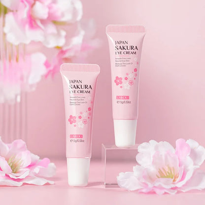 SAKURA  Skincare Set Complete Facial Care Including Eye Cream, Cleanser, Facial Oil, Lip Mask, PeelOff Mask Moisturizing For ALL