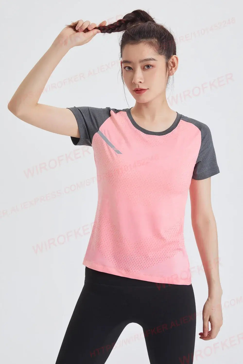 Women's Quick-Dry Yoga Shirt – Lightweight Sport Tee