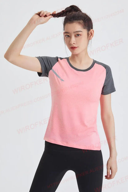 Women's Quick-Dry Yoga Shirt – Lightweight Sport Tee