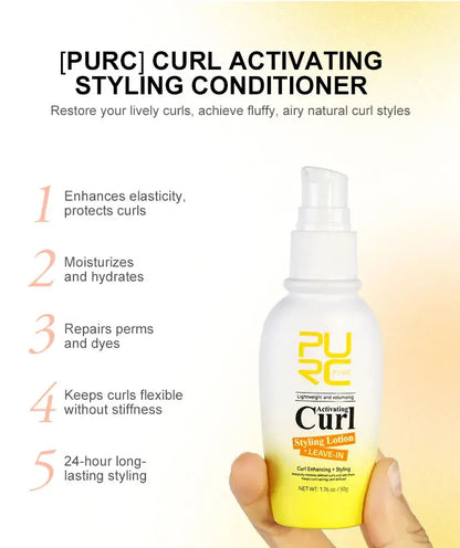 PURC Ginger Curl Lotion – Leave-In Conditioner for Curly Hair