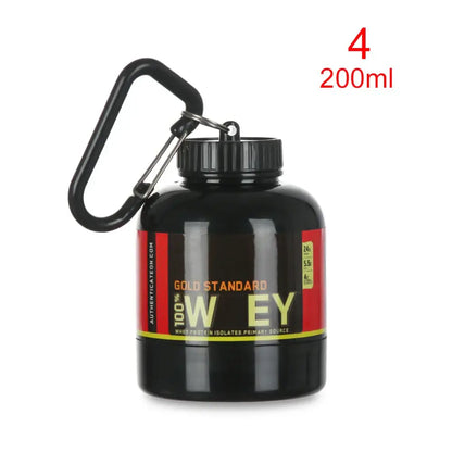 Mini Portable Protein Bottle with Keychain – Health Funnel & Holder