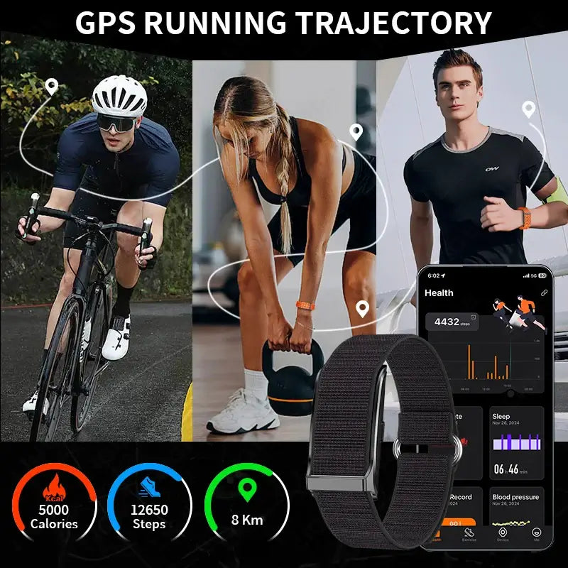 LIGE Smart Wristband – All-Day Health & Fitness Tracker