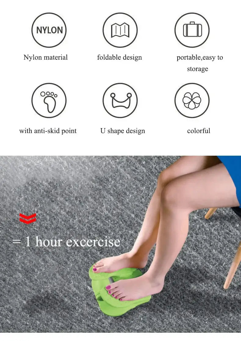 Mini Foot Pedal Treadmill – Portable Foldable Leg Workout Stepper
