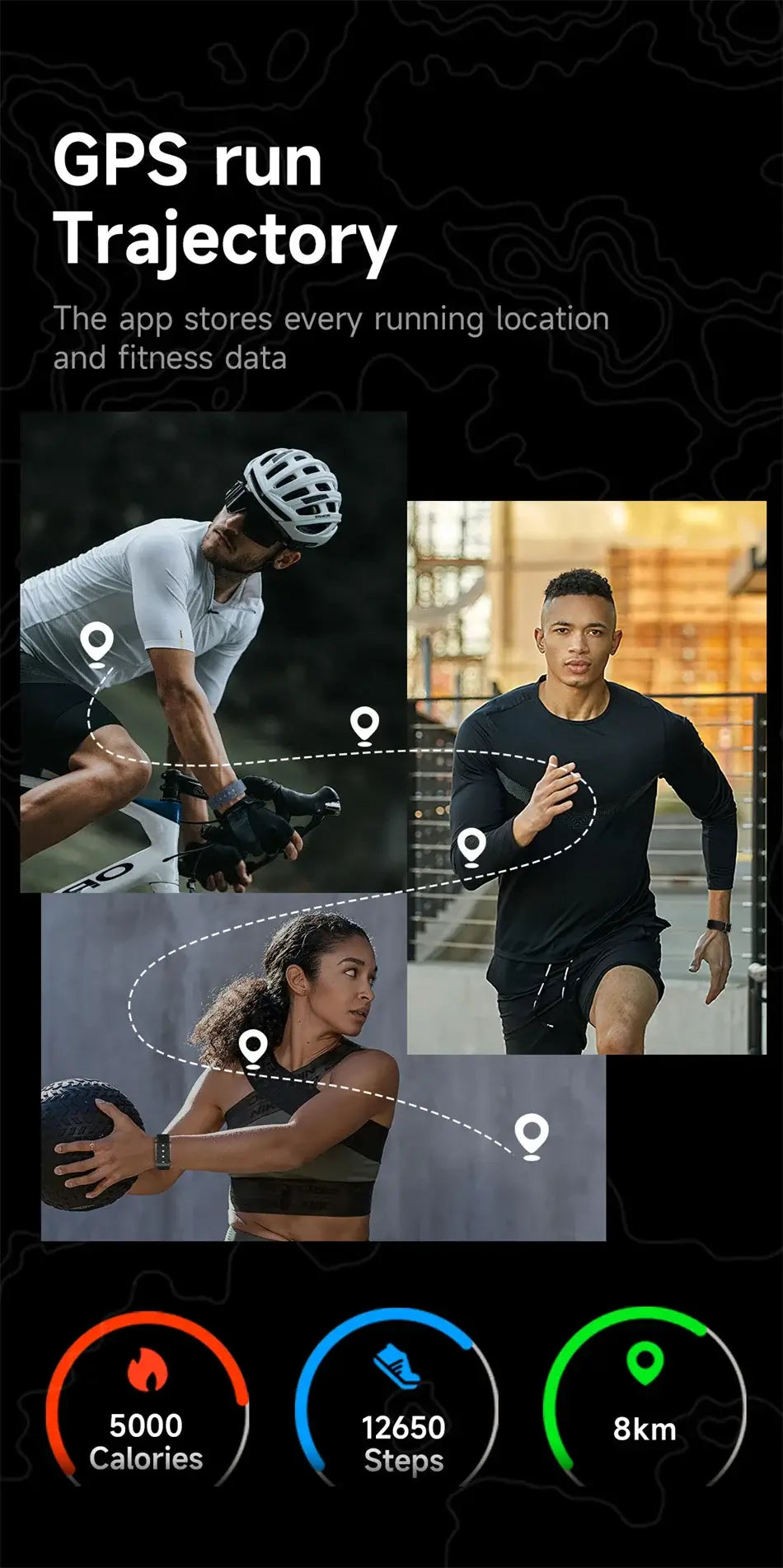 LIGE Smart Wristband – All-Day Health & Fitness Tracker