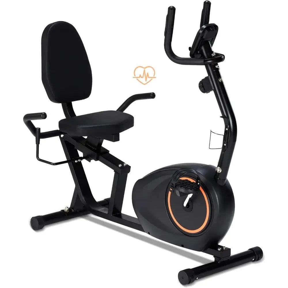 Recumbent Exercise Bike – 400LB Capacity, Quiet & Adjustable
