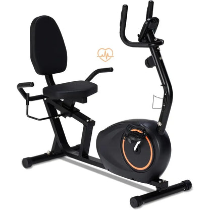 Recumbent Exercise Bike – 400LB Capacity, Quiet & Adjustable