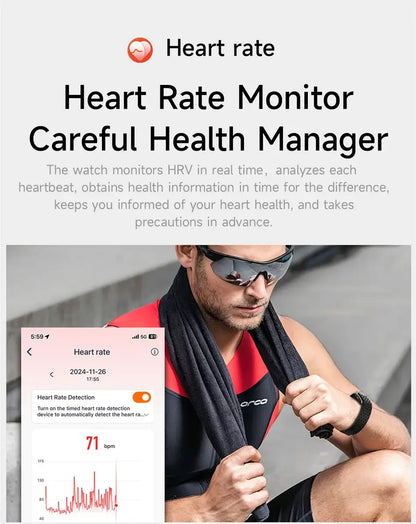 LIGE Smart Wristband – All-Day Health & Fitness Tracker