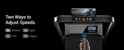 Walking Pad Treadmill – Lightweight Under-Desk with LED Display