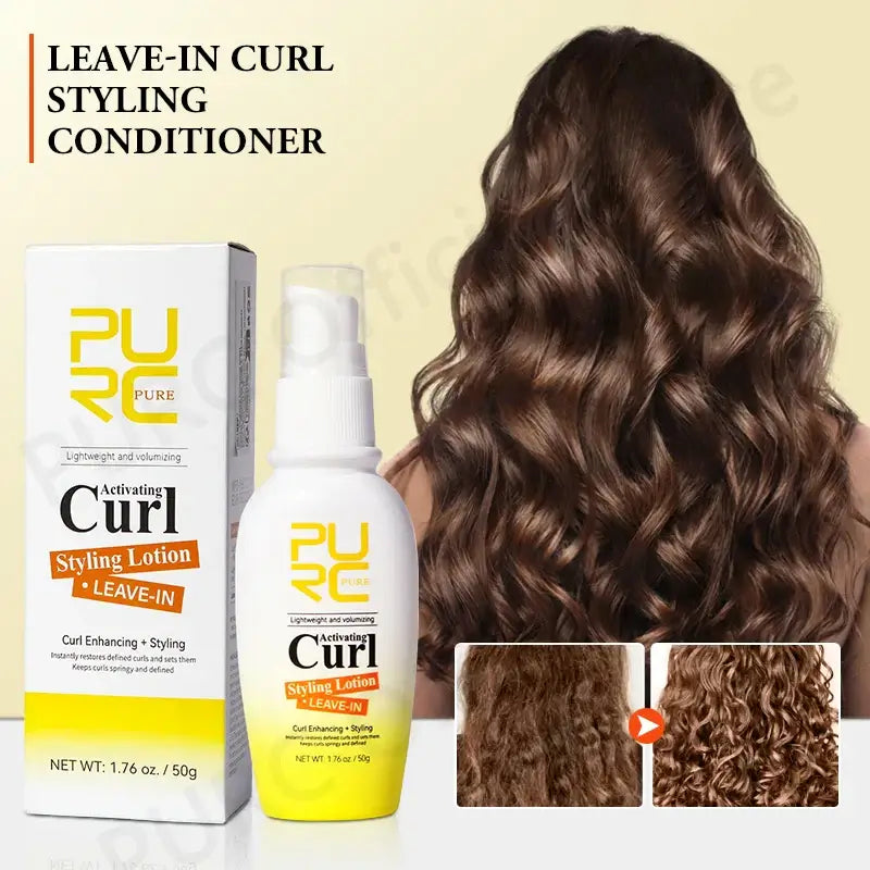 PURC Ginger Curl Lotion – Leave-In Conditioner for Curly Hair