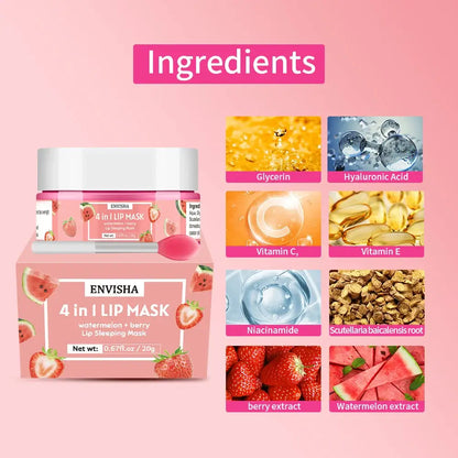 Lip Mask – Hydrating, Nourishing & Exfoliating Cream