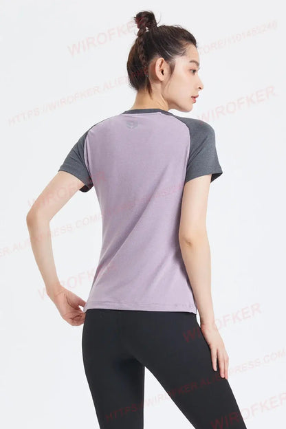 Women's Quick-Dry Yoga Shirt – Lightweight Sport Tee