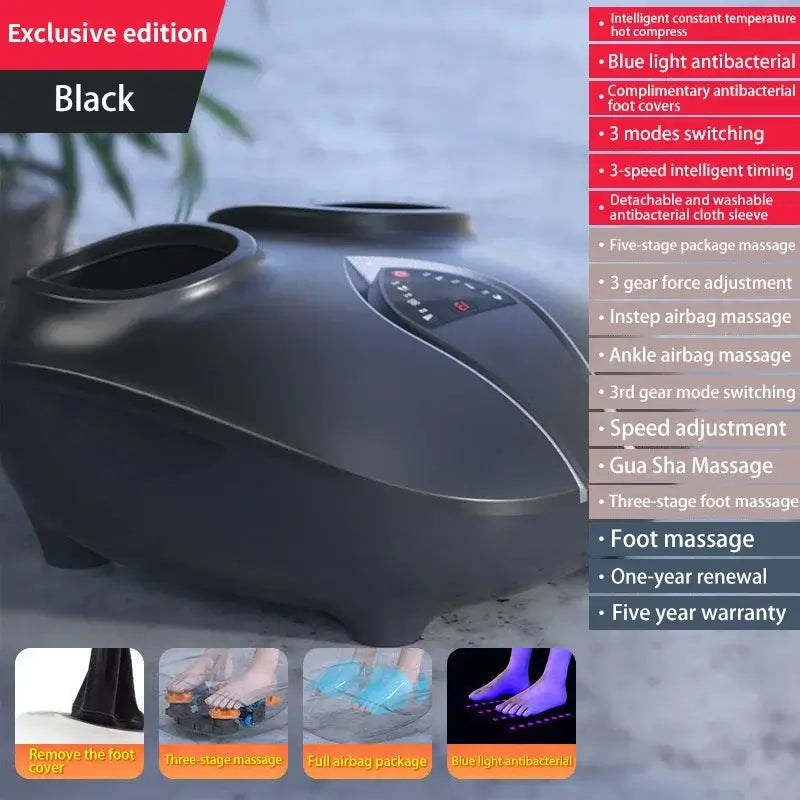 6D Electric Shiatsu Foot Massager – Heat, Air & Vibration Relief