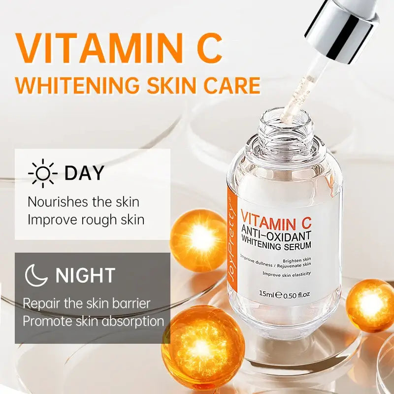 JoyPretty Vitamin C Whitening Skincare Set – 5PCS Korean Kit