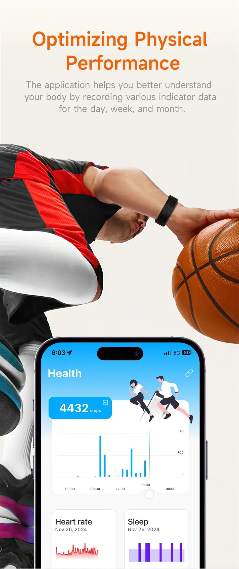 LIGE Smart Wristband – All-Day Health & Fitness Tracker