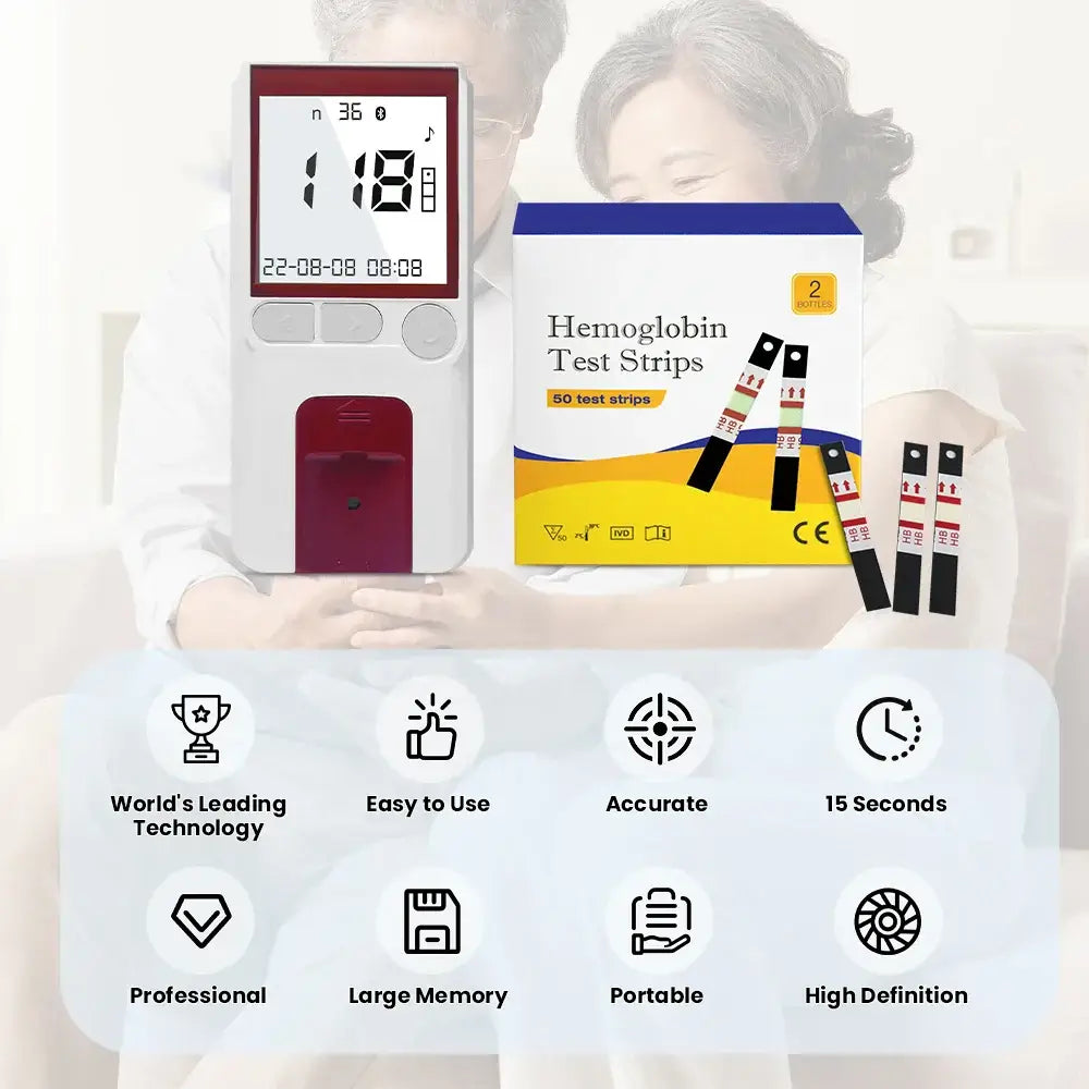 Rapid Hemoglobin Test Meter Kit – Accurate Blood Analysis