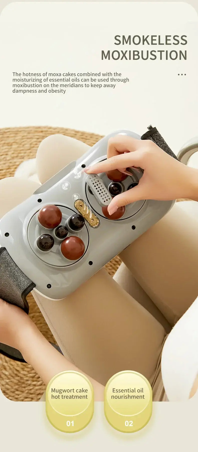 Automatic Abdominal Massager – Bian Stone Belly Rub Tool