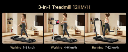 Walking Pad Treadmill – Lightweight Under-Desk with LED Display