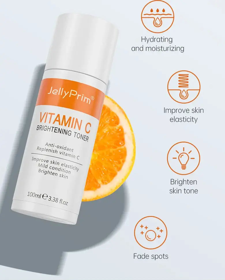 JoyPretty Vitamin C Whitening Skincare Set – 5PCS Korean Kit