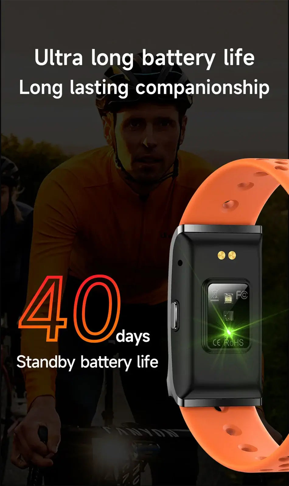LIGE Smart Wristband – All-Day Health & Fitness Tracker