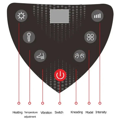 6D Electric Shiatsu Foot Massager – Heat, Air & Vibration Relief