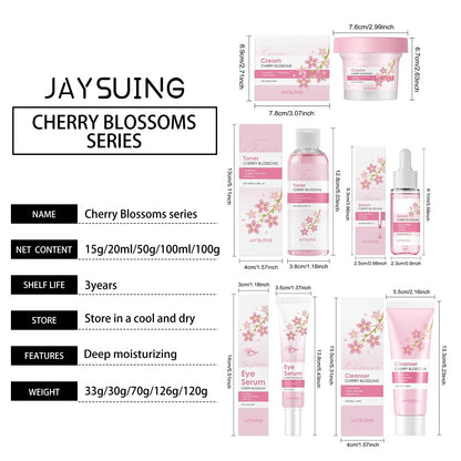 Sakura Skincare Set – 5-in-1 Brightening & Anti-Wrinkle