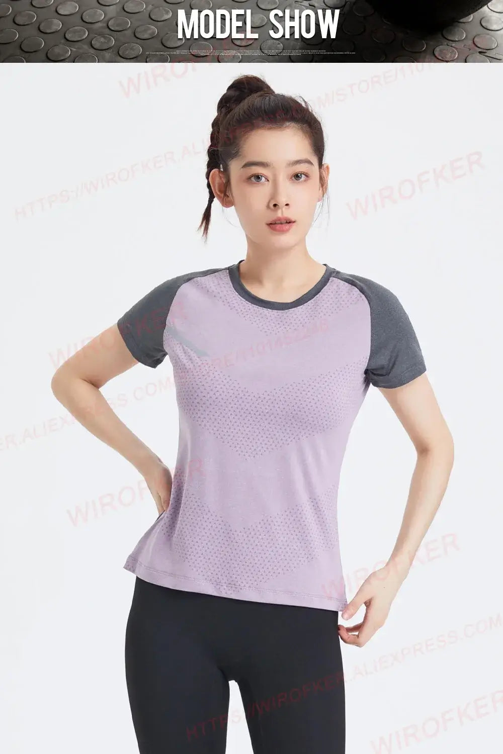 Women's Quick-Dry Yoga Shirt – Lightweight Sport Tee