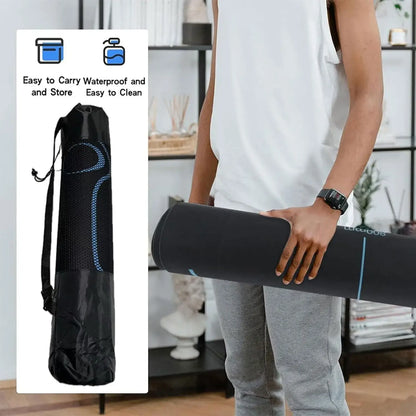 Yoga & Ab Roller Mat – Non-Slip, Shock-Absorbing Workout Pad
