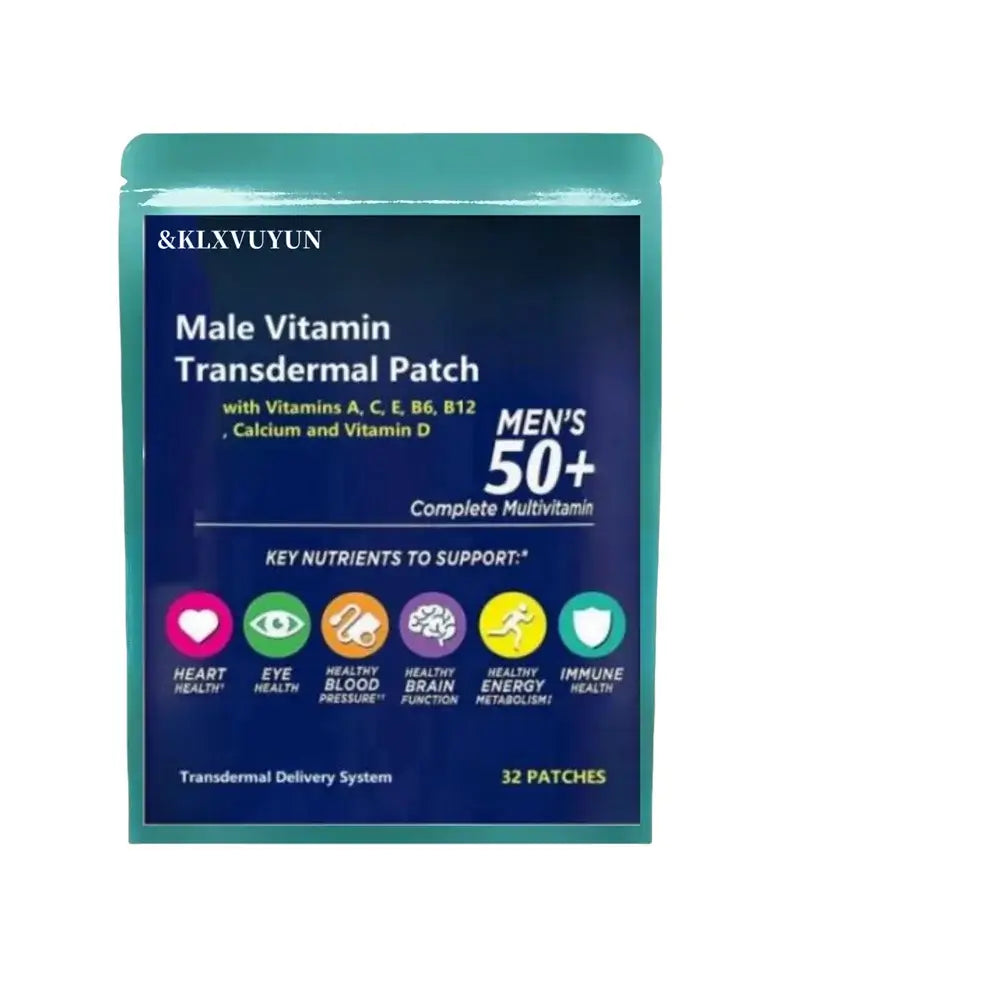 Men’s 50+ Multivitamin Patch – Immune & Bone Support