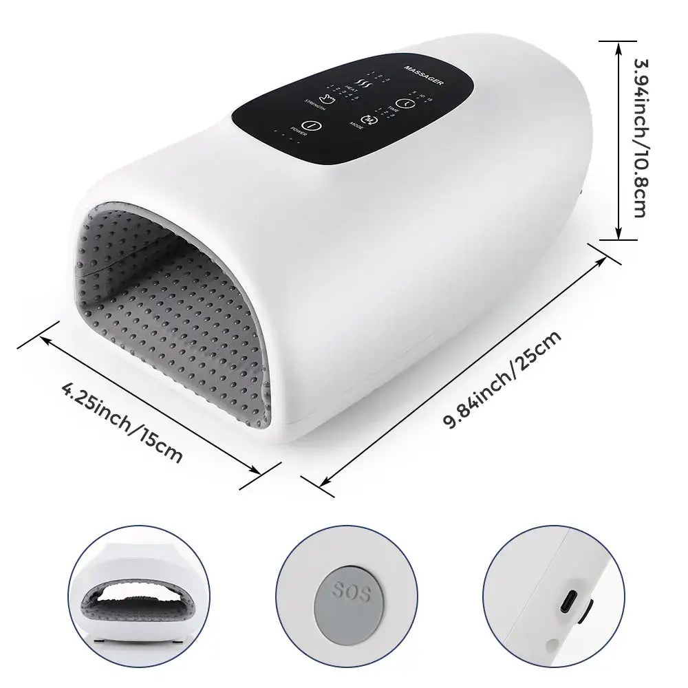 Electric Hand Massager – Heat & Air Compression Therapy