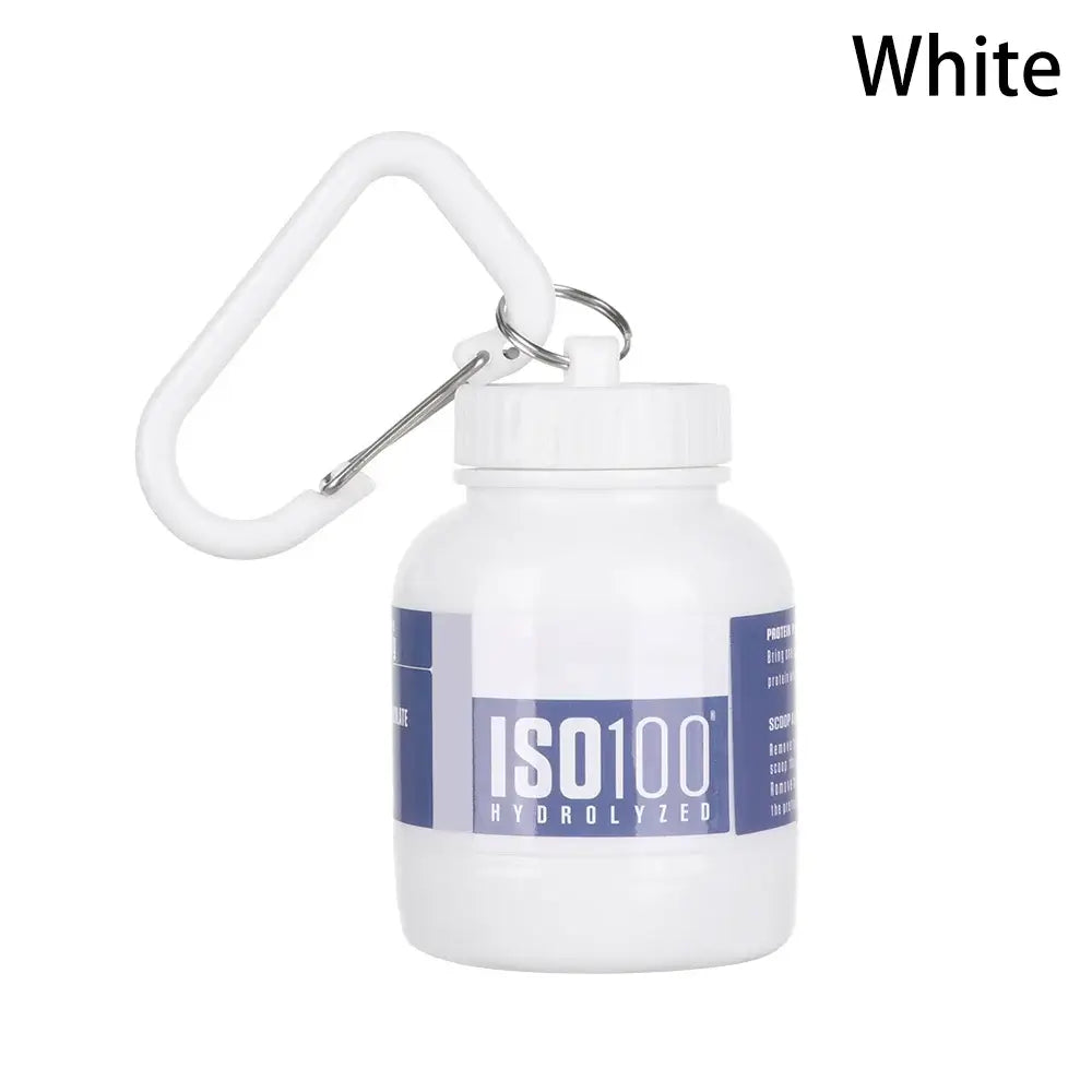 Mini Portable Protein Bottle with Keychain – Health Funnel & Holder