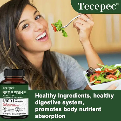 Berberine, Cinnamon & Turmeric Capsules – Immune & Heart Support