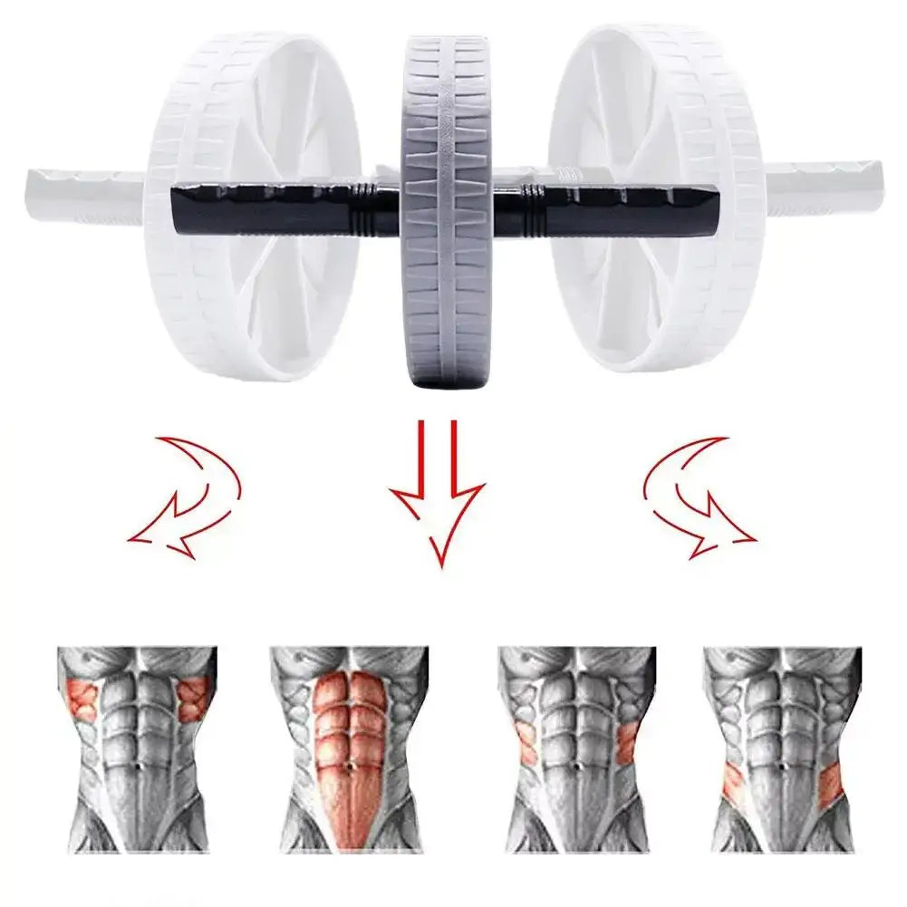 Silent Ab Roller – Core Strengthening Fitness Wheel