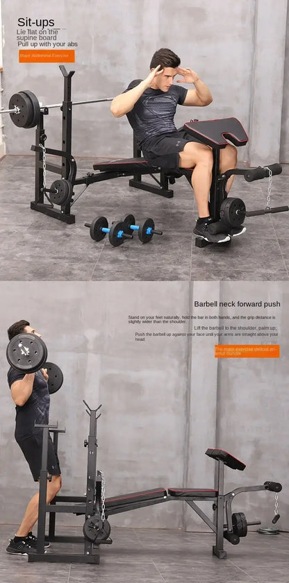 Foldable Weightlifting Bench – Multifunctional for Home