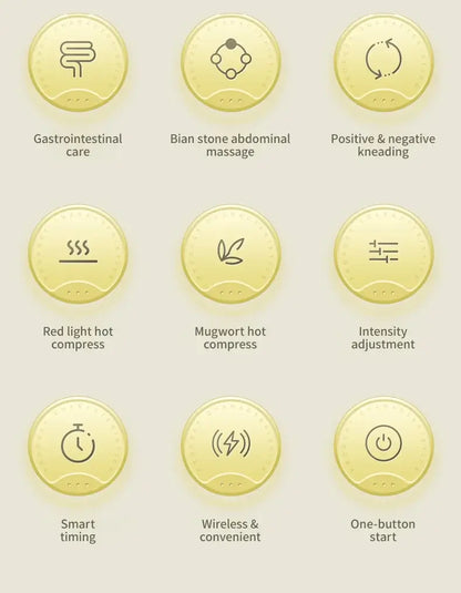 Automatic Abdominal Massager – Bian Stone Belly Rub Tool
