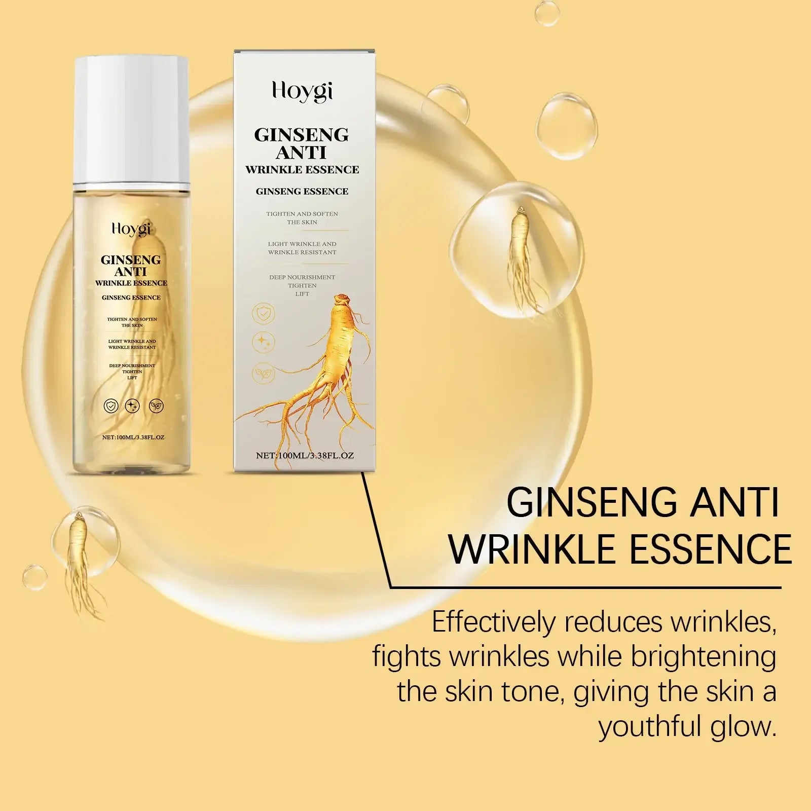 Ginseng Anti-Wrinkle Serum – Firming & Collagen Booster