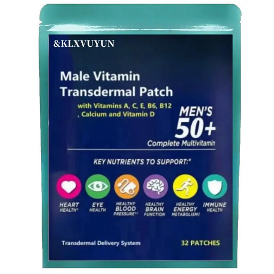 Men’s 50+ Multivitamin Patch – Immune & Bone Support