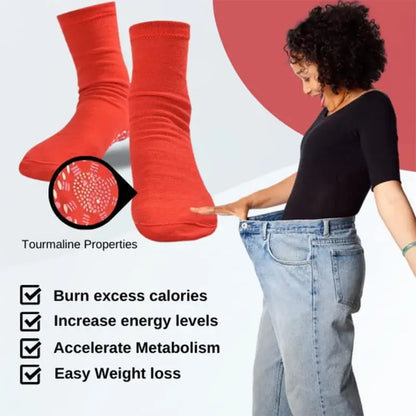 Tourmaline Slimming Health Socks – Comfort & Wellness